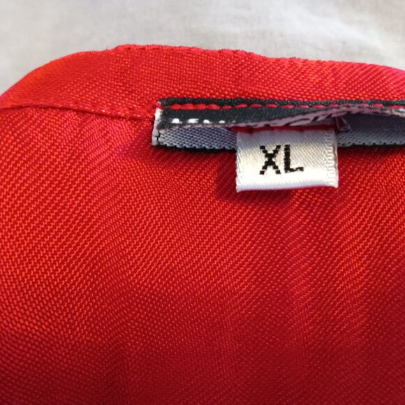 LELUXE Red Satin Retro Flapper Dress Women's Size XL (runs small) NWOT - Picture 5 of 9